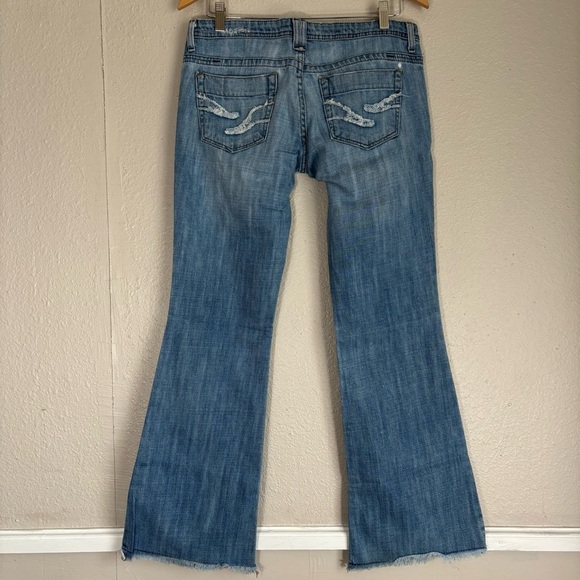 Y2K Vintage LEI Flare Jeans Size 7 - Picture 3 of 8